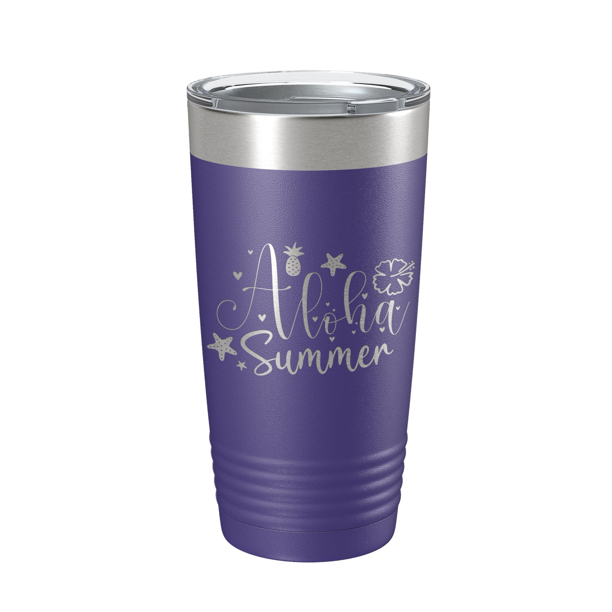 Aloha Summer Tumbler Travel Mug Insulated Laser Engraved Coffee Cup 20 oz-15