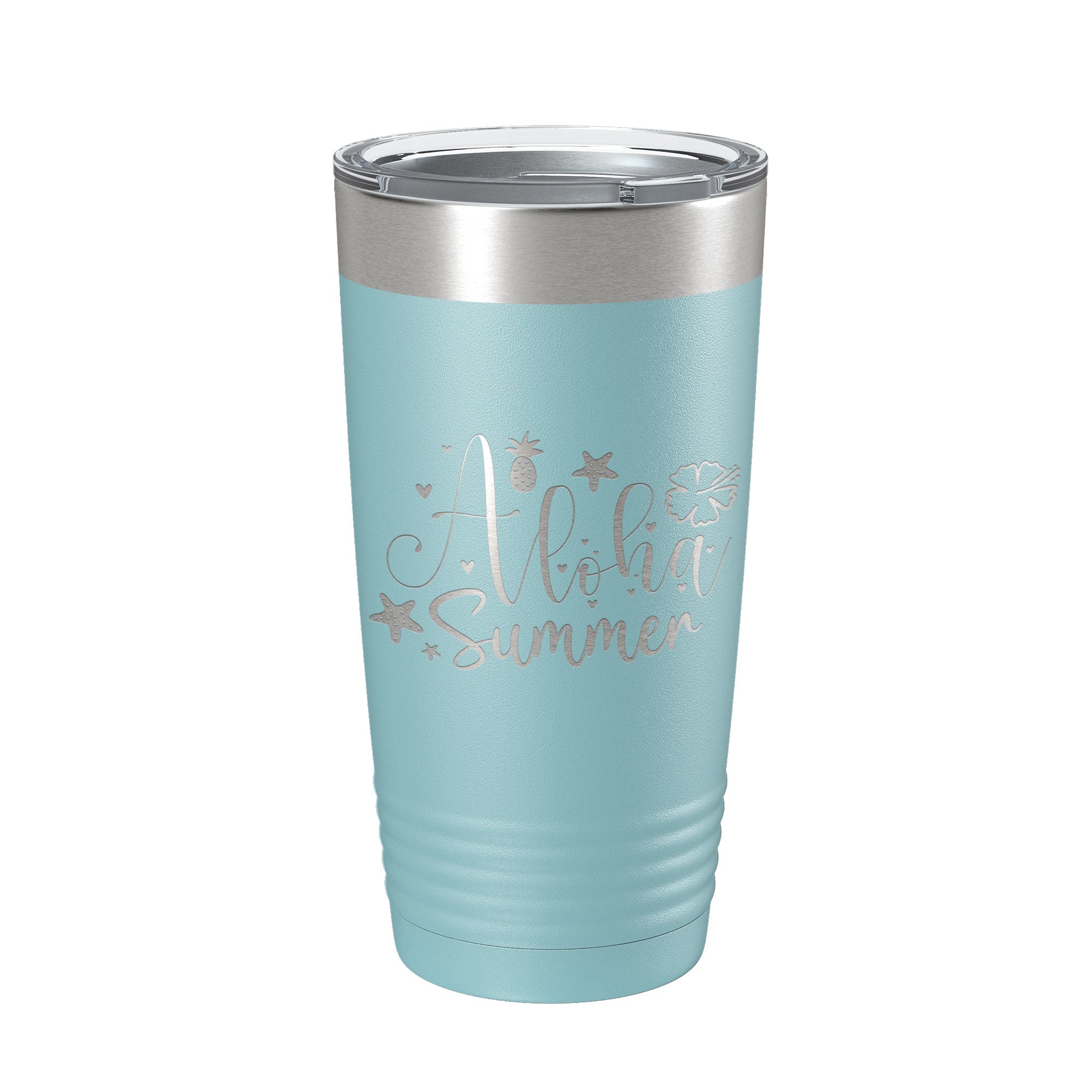 Aloha Summer Tumbler Travel Mug Insulated Laser Engraved Coffee Cup 20 oz-13
