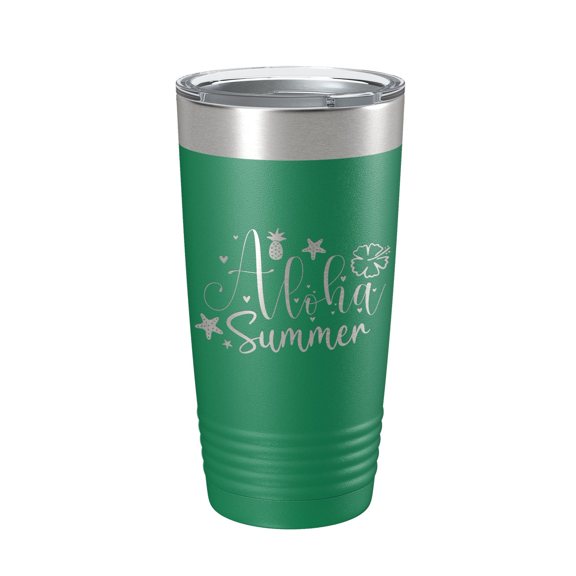 Aloha Summer Tumbler Travel Mug Insulated Laser Engraved Coffee Cup 20 oz-9