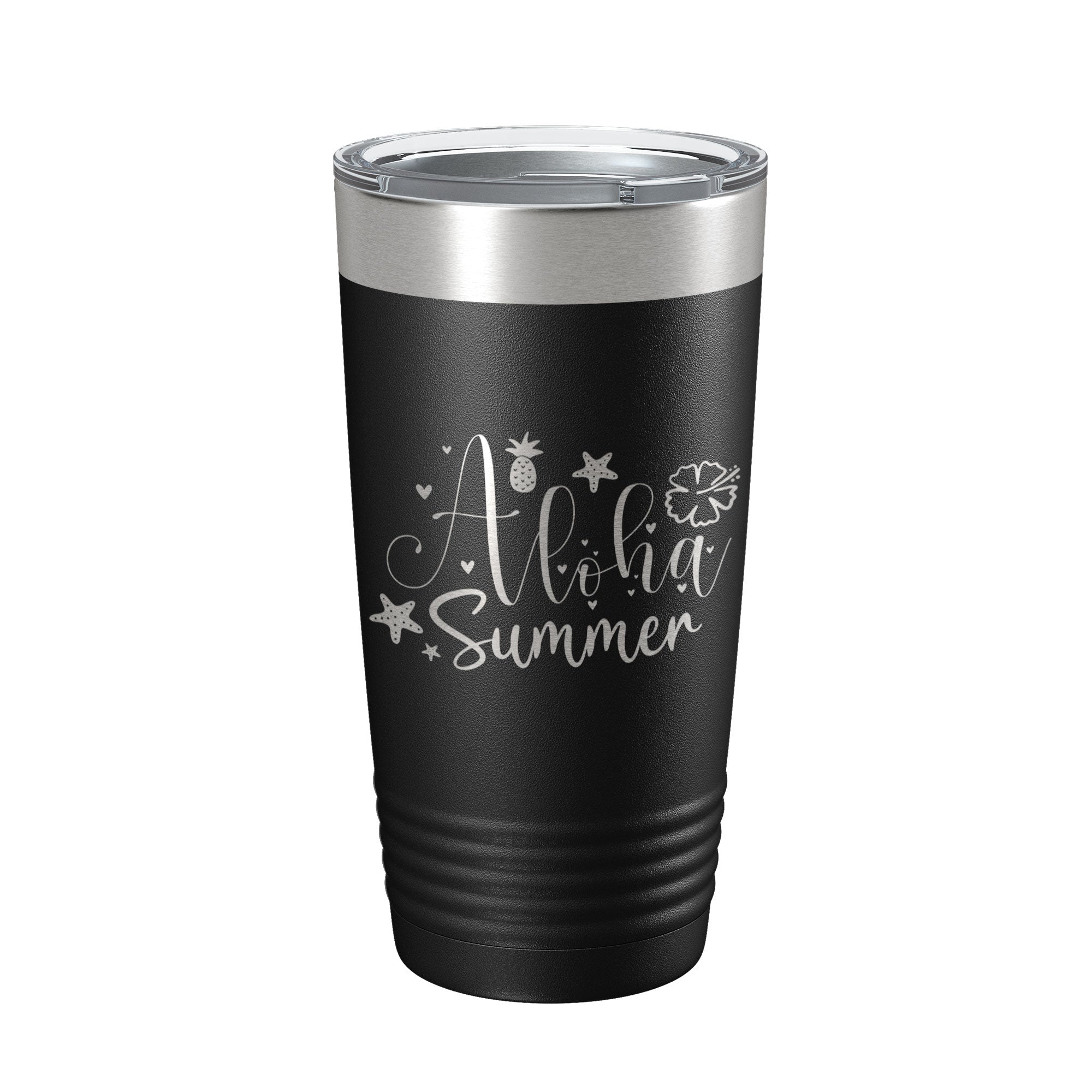 Aloha Summer Tumbler Travel Mug Insulated Laser Engraved Coffee Cup 20 oz-5