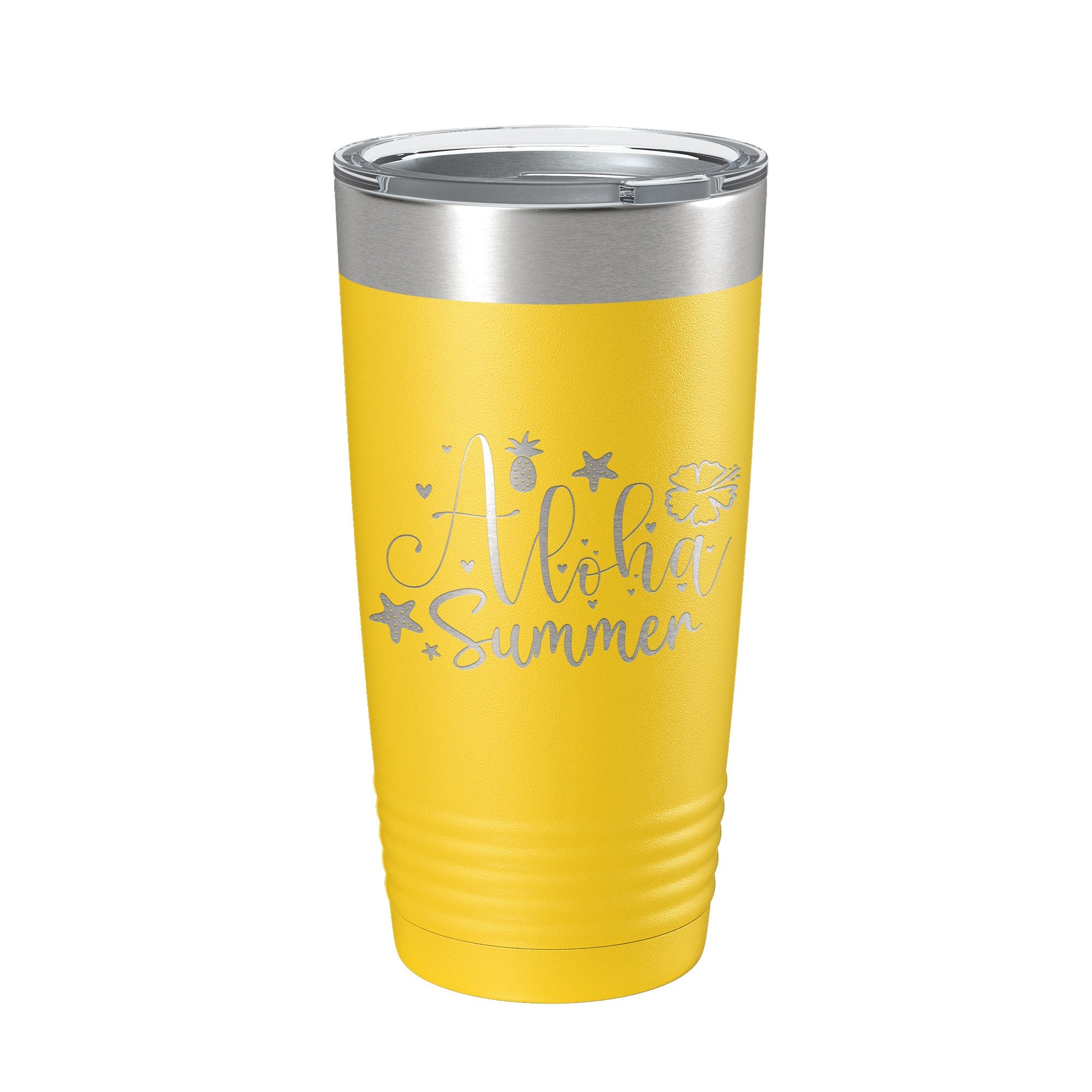 Aloha Summer Tumbler Travel Mug Insulated Laser Engraved Coffee Cup 20 oz-19