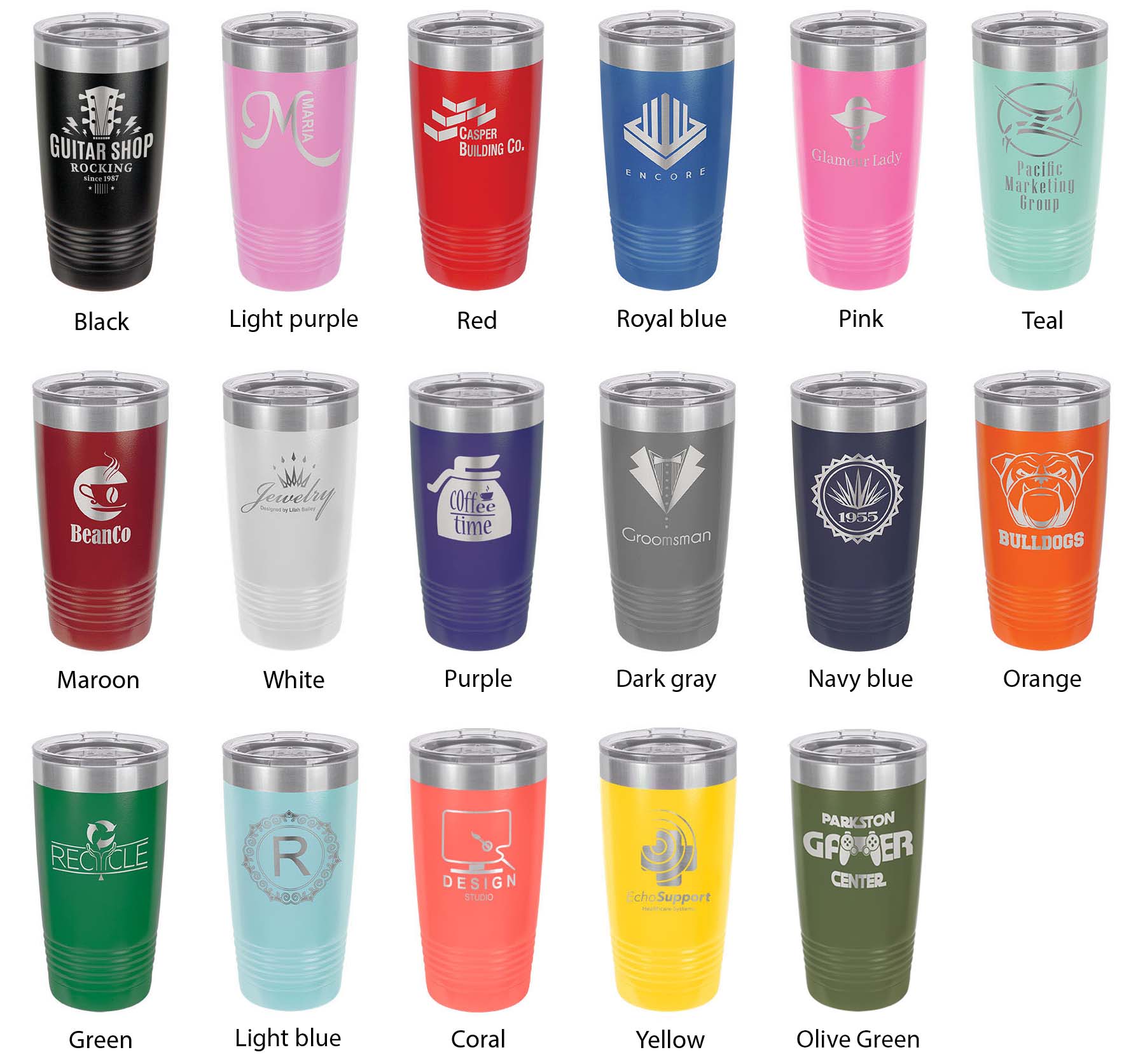 Aloha Summer Tumbler Travel Mug Insulated Laser Engraved Coffee Cup 20 oz-3