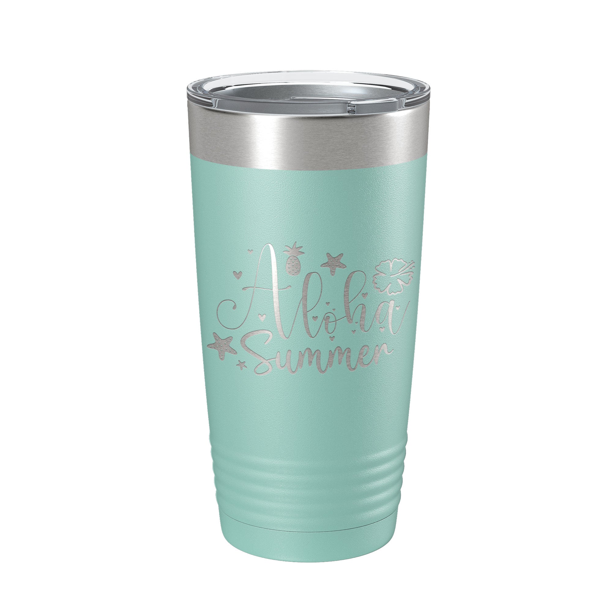 Aloha Summer Tumbler Travel Mug Insulated Laser Engraved Coffee Cup 20 oz-12