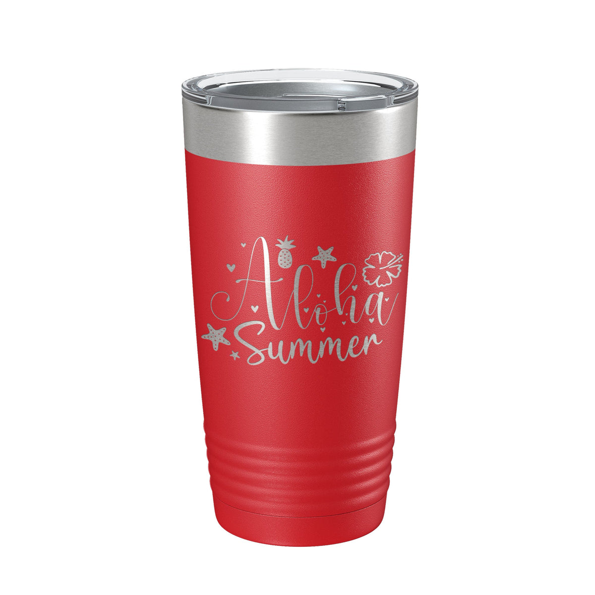 Aloha Summer Tumbler Travel Mug Insulated Laser Engraved Coffee Cup 20 oz-10