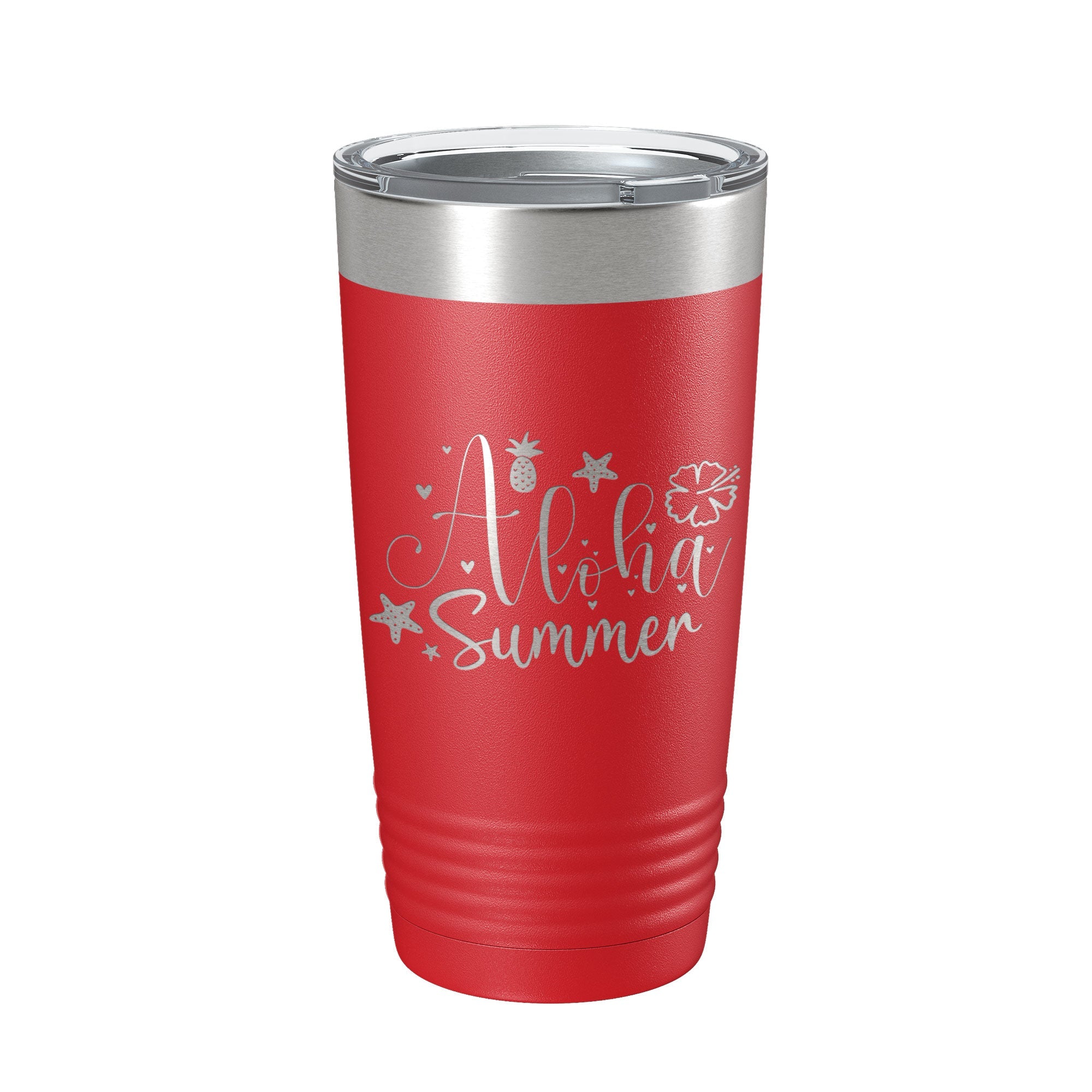 Aloha Summer Tumbler Travel Mug Insulated Laser Engraved Coffee Cup 20 oz-10