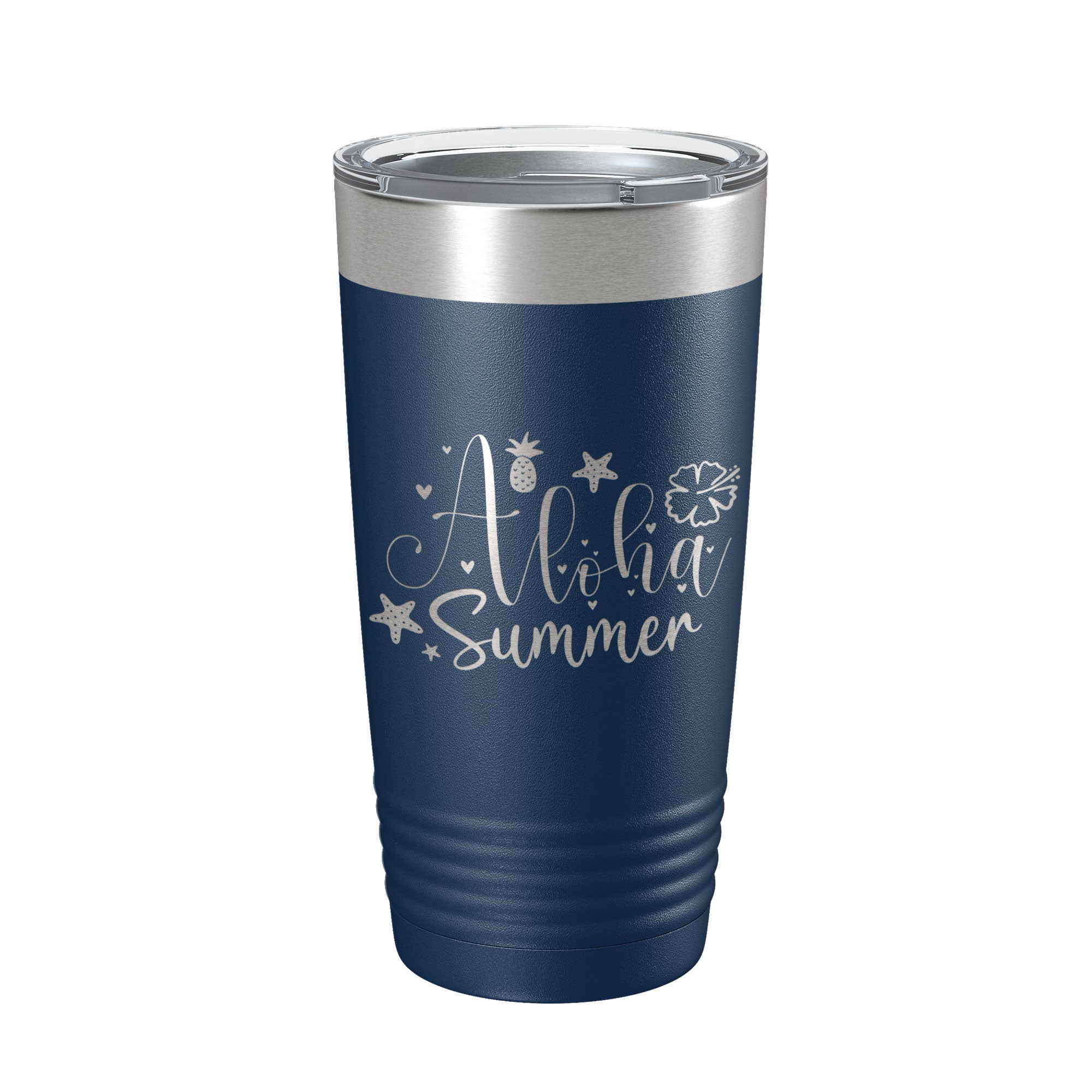 Aloha Summer Tumbler Travel Mug Insulated Laser Engraved Coffee Cup 20 oz-8