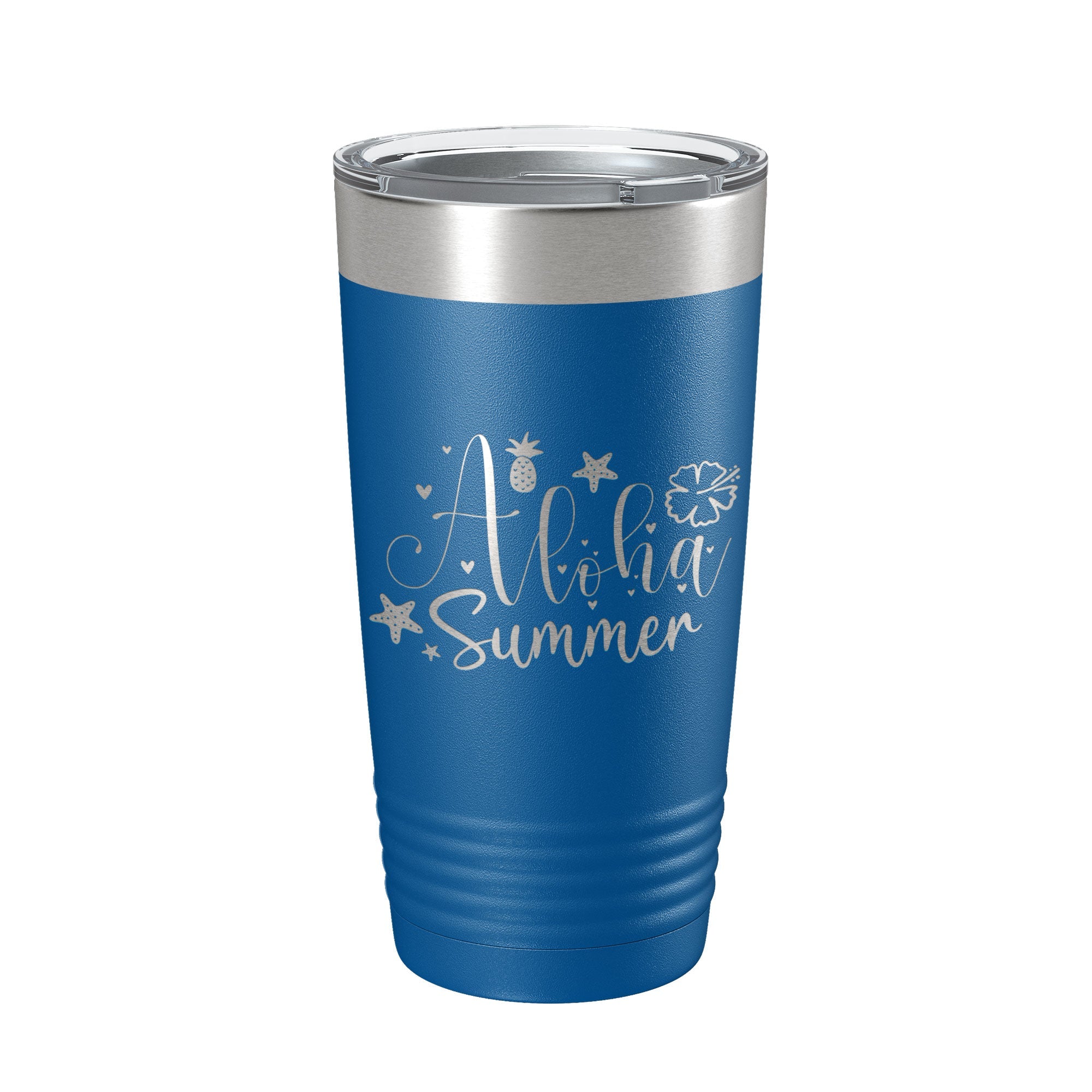 Aloha Summer Tumbler Travel Mug Insulated Laser Engraved Coffee Cup 20 oz-6