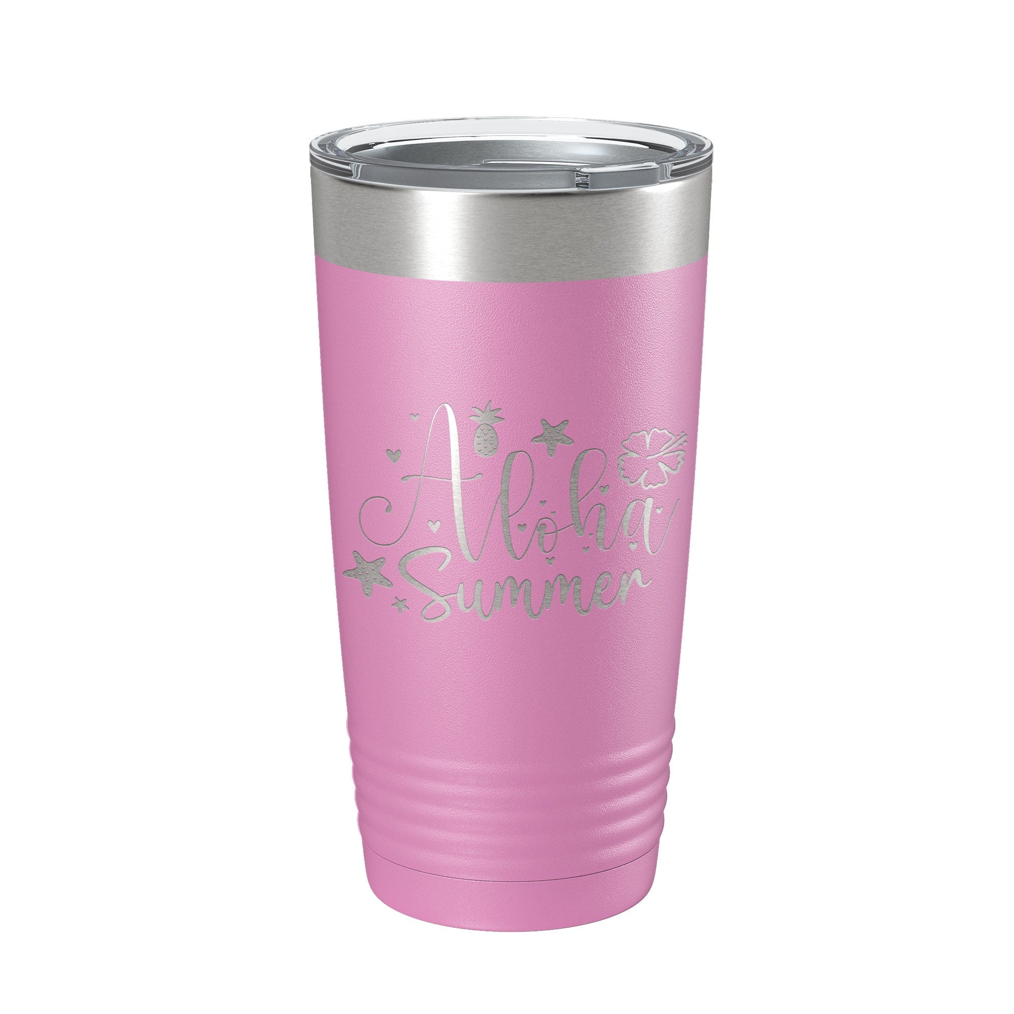 Aloha Summer Tumbler Travel Mug Insulated Laser Engraved Coffee Cup 20 oz-14
